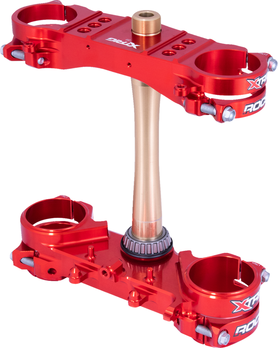 XTRIG Triple Clamp - 22 mm - Red 501330101201