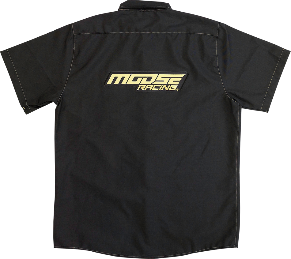 MOOSE RACING Moose Racing Shop Shirt - Black - XL MSR01S8RDXL