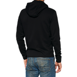 100% Viceroy Tech Zip Hoodie - Black - Large 20037-00002