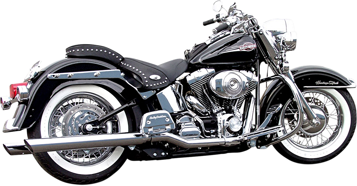 BASSANI XHAUST Chrome Mufflers - Slash-Up 31117B