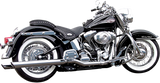 BASSANI XHAUST Chrome Mufflers - Slash-Up 31117B