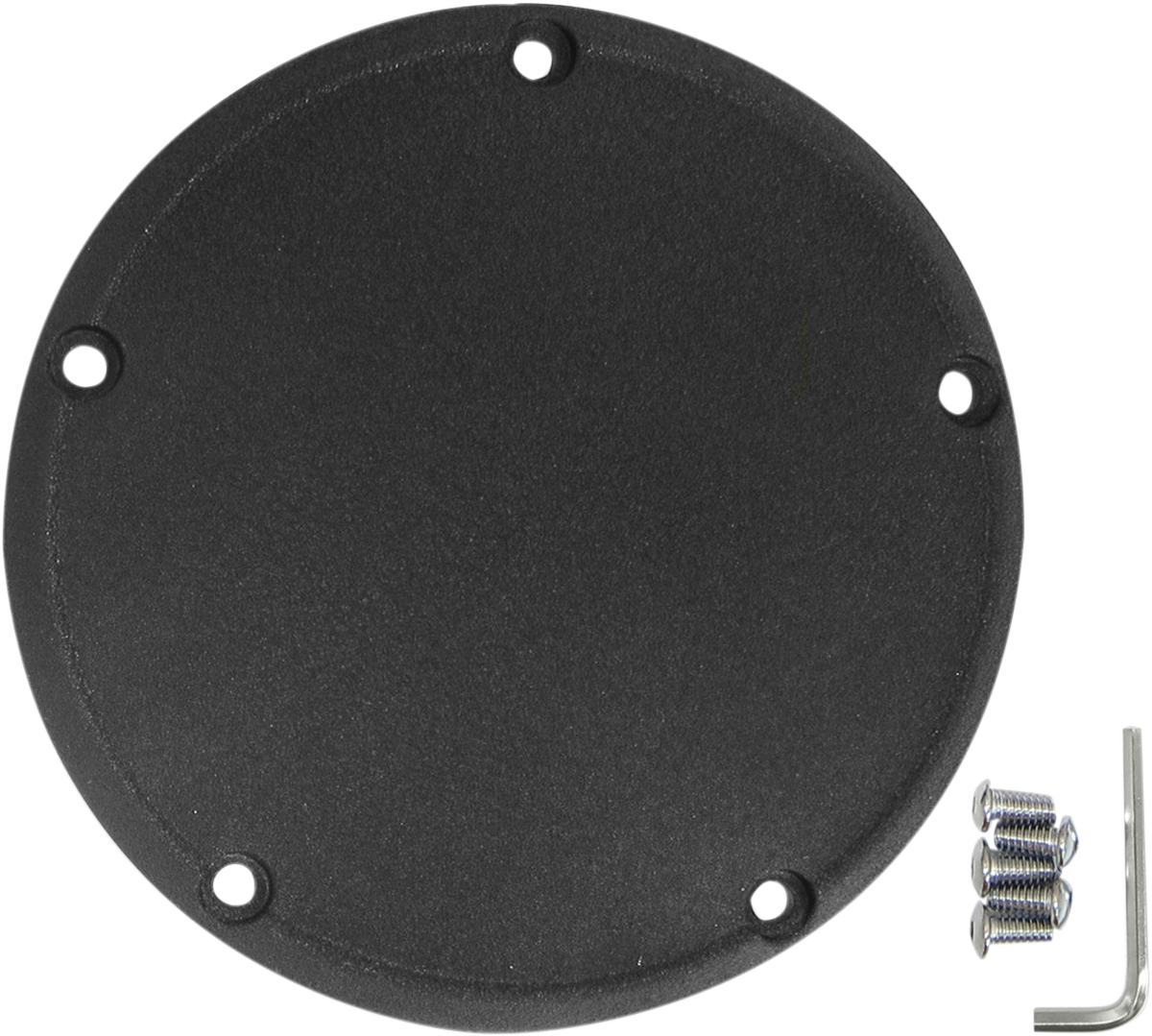 DRAG SPECIALTIES Derby Cover - Wrinkle Black 33-0054WB