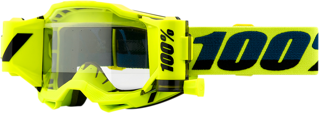 100% Accuri 2 Forecast Goggles - Fluo Yellow - Clear 50017-00002