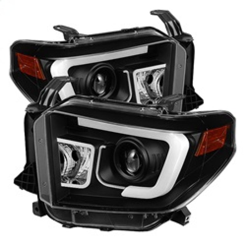 Spyder Toyota Tundra 2014-2016 Projector Headlights Light Bar DRL Black PRO-YD-TTU14-DRL-BK 5080158