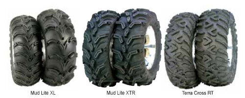 ITP Mud Lite Xl Wheel Kit Ss212 Pl Atinum 26x9-12 46539L
