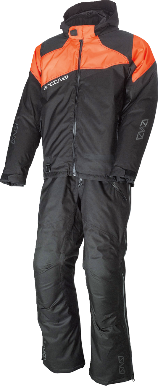 ARCTIVA Pivot 5 Hooded Jacket - Black/Orange - XL 3120-2083