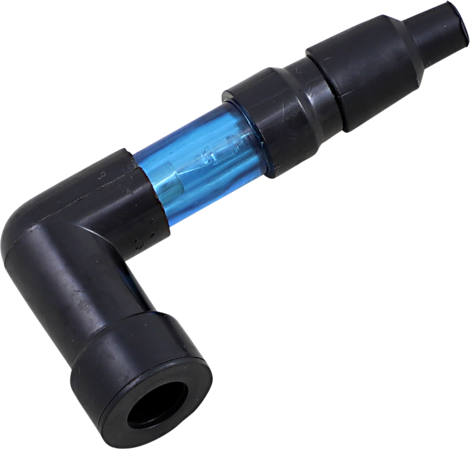 Parts Unlimited Spark Plug Cap - 90 Degree - Blue Ds305006