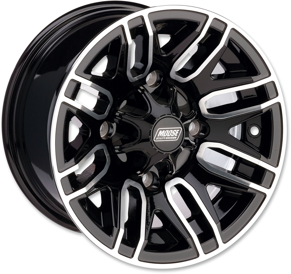 MOOSE UTILITY Wheel - 112X - Front - Black - 12x7 - 4/156 - 4+3 112M127156GBMF4