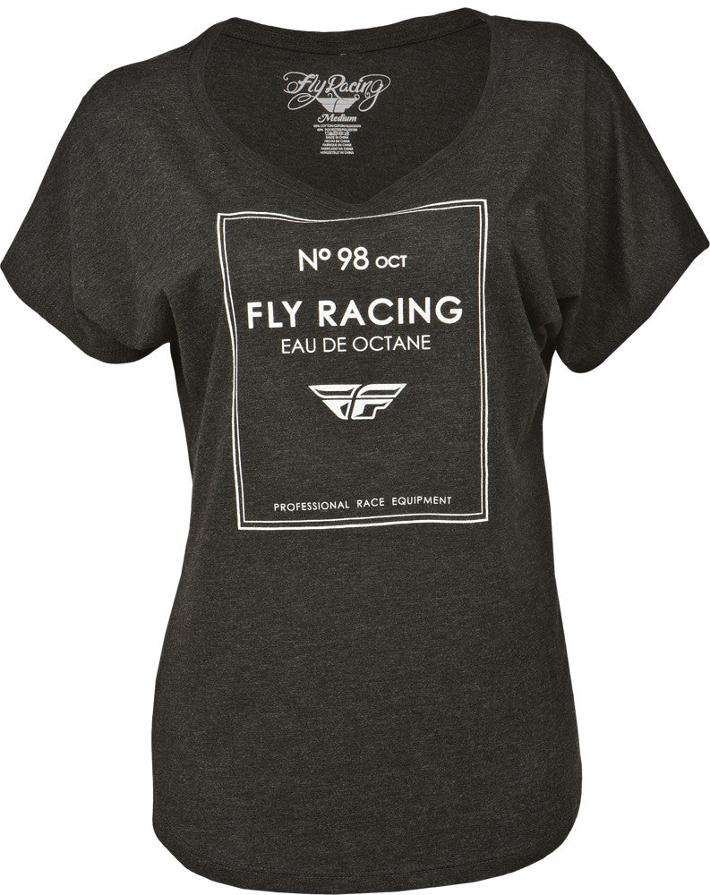 FLY RACING Eau De Octane Ladies Tee Black S 356-0290S