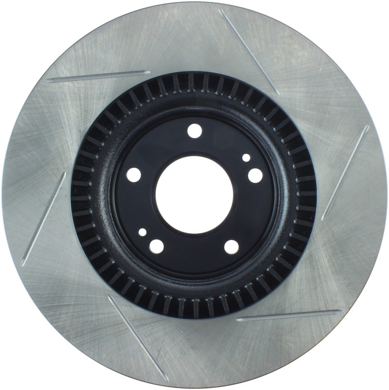 StopTech Power Slot 10 Hyundai Genesis Coupe Non-Track Front Right Slotted Rotor 126.51038SR