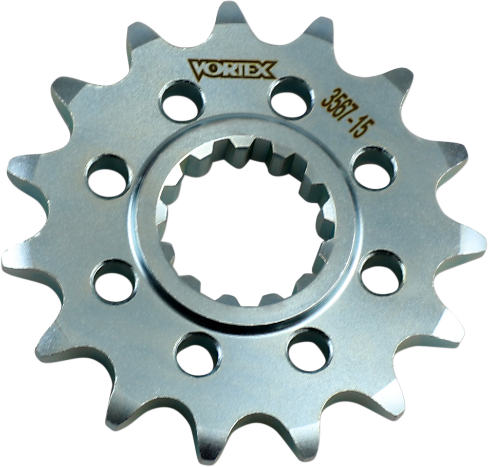VORTEX Front Sprocket - 15-Tooth ACTUALLY 525 PITCH 3567-15