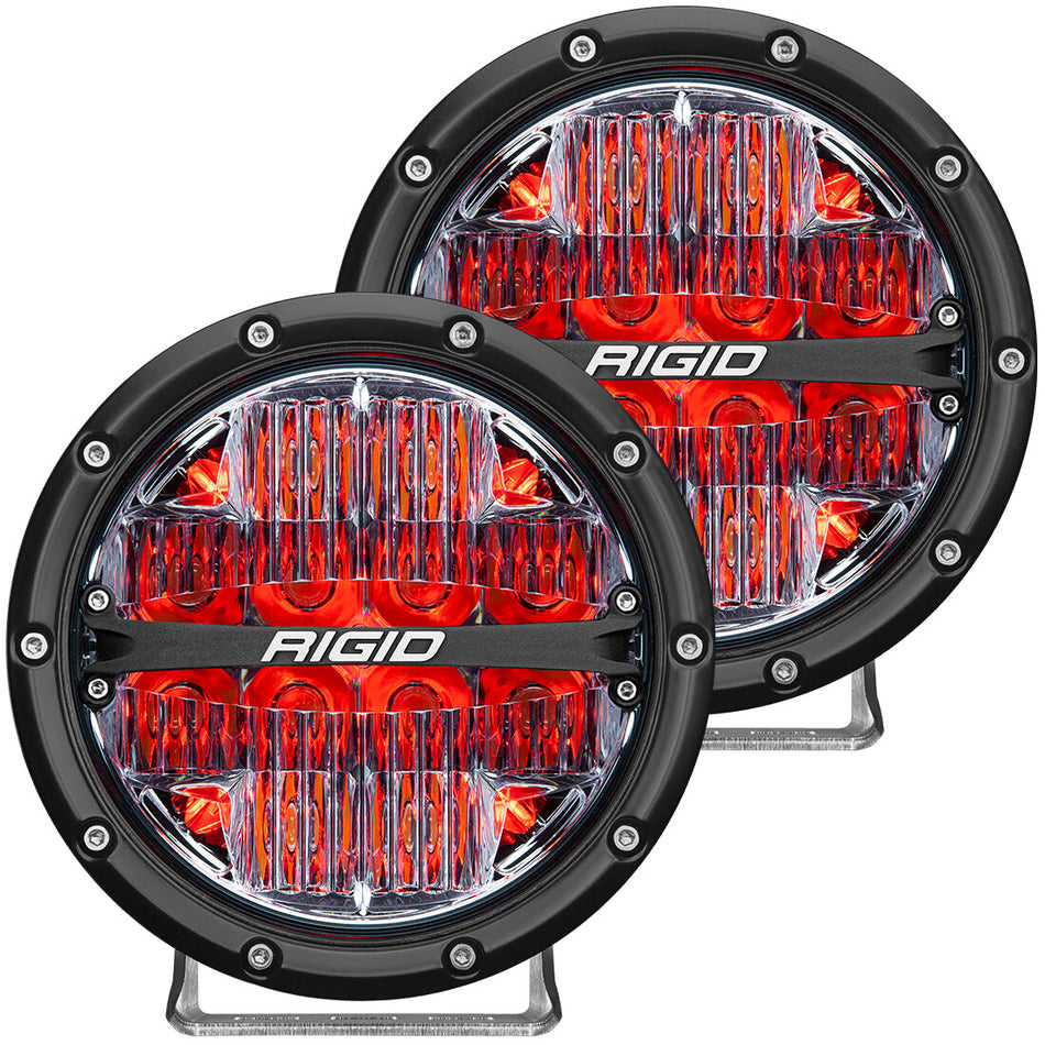 RIGID 360-Series 6" Drive Red Back Light 36205
