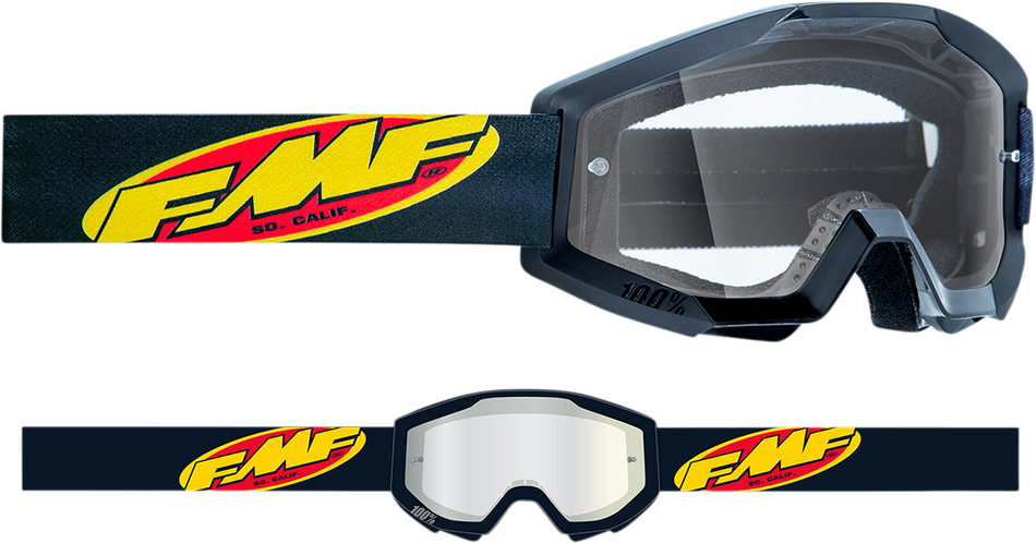 FMF Youth PowerCore Goggles - Core - Black - Clear F-50054-00002 2601-3017