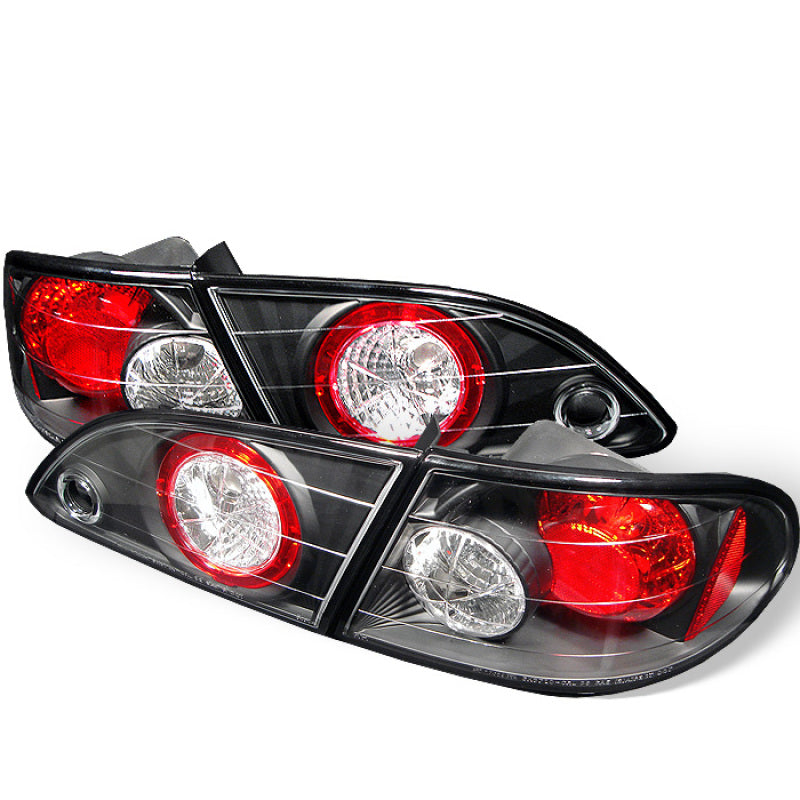 Spyder Toyota Corolla 98-02 Euro Style Tail Lights Black ALT-YD-TC98-BK 5007476