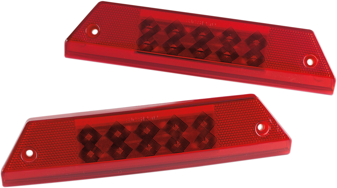 MOOSE UTILITY Taillights - LED - Ranger Full - Red 100-1201-PU