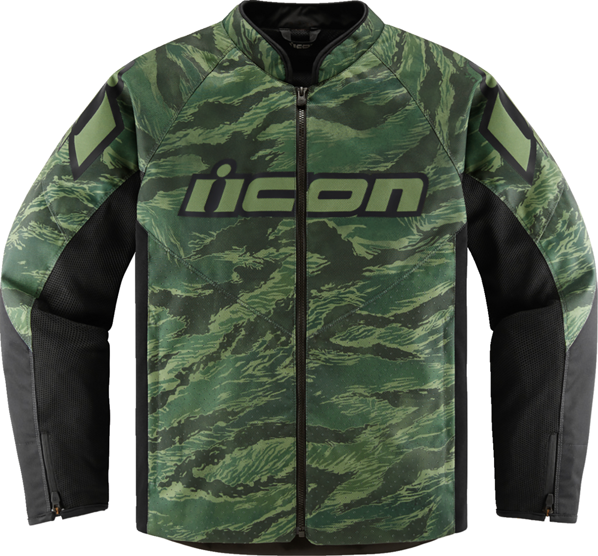 ICON Hooligan CE Tiger's Blood Jacket - Green - 3XL 2820-6157