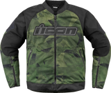 ICON Overlord3 Mesh™ Camo Jacket - Green - 3XL 2820-6711