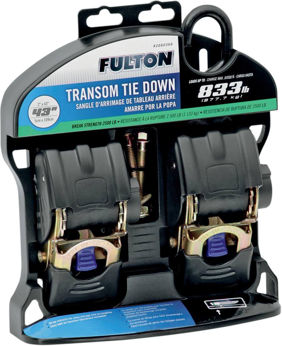 FULTON PERFORMANCE Tie-Down Retractor - 2 x 43" 2060366