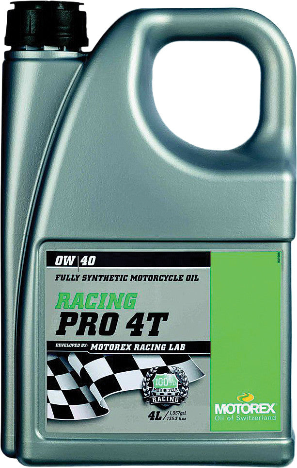 MOTOREXRacing Pro 4t 0w40 (4 Liters)303105