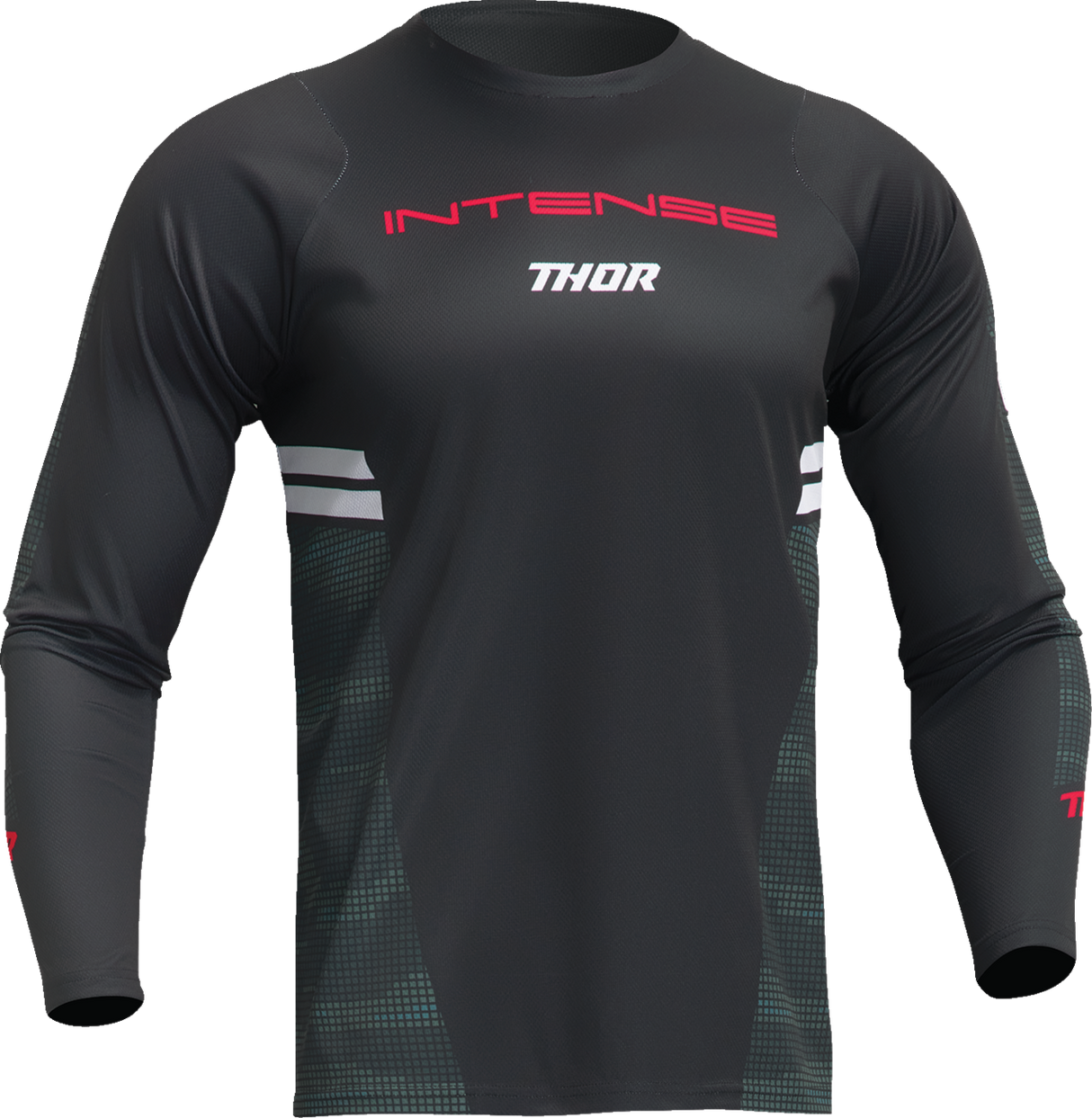 THOR Intense Assist Berm Long-Sleeve Jersey - Black/Camo - Large 5020-0225