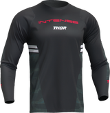 THOR Intense Assist Berm Long-Sleeve Jersey - Black/Camo - Large 5020-0225