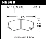 Hawk LTS Street Brake Pads KHB569Y.650