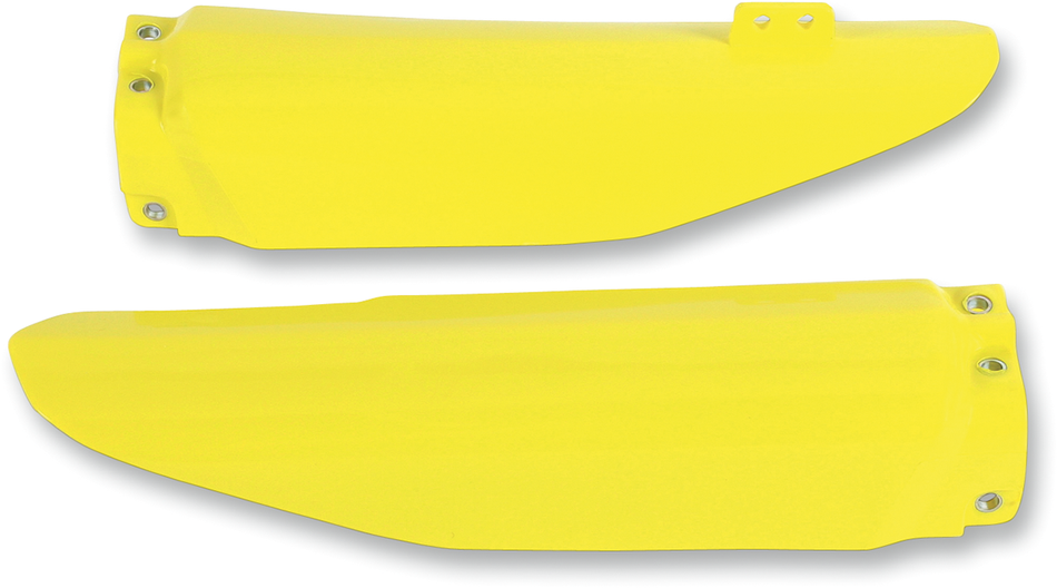 UFO Fork Cover - Yellow - RM85 ONLY FOR 02-18 RM85 SU03907-102