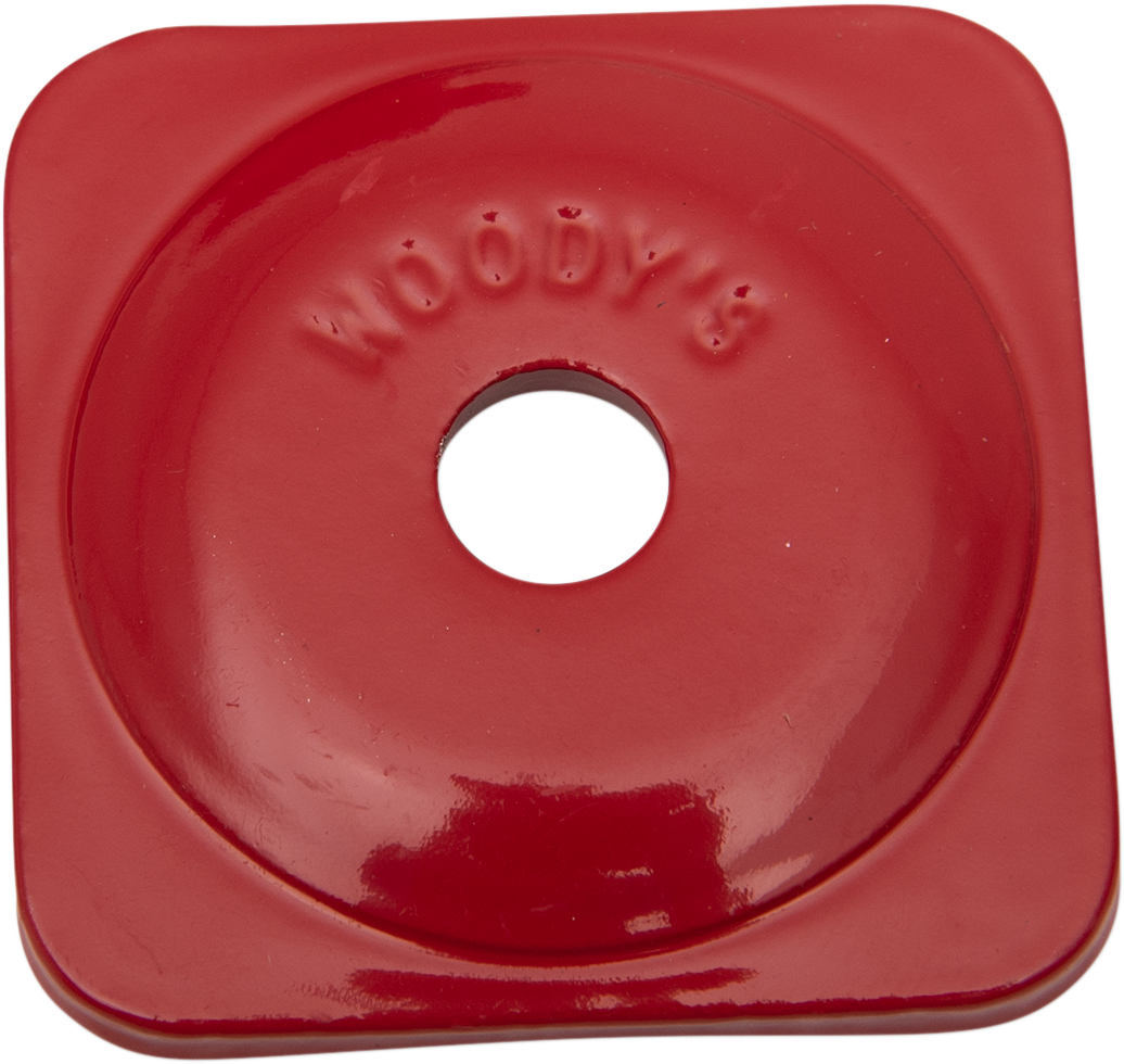 WOODY'S Support Plates - Red - Square - 48 Pack ASG-3790-48