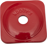 WOODY'S Support Plates - Red - Square - 48 Pack ASG-3790-48