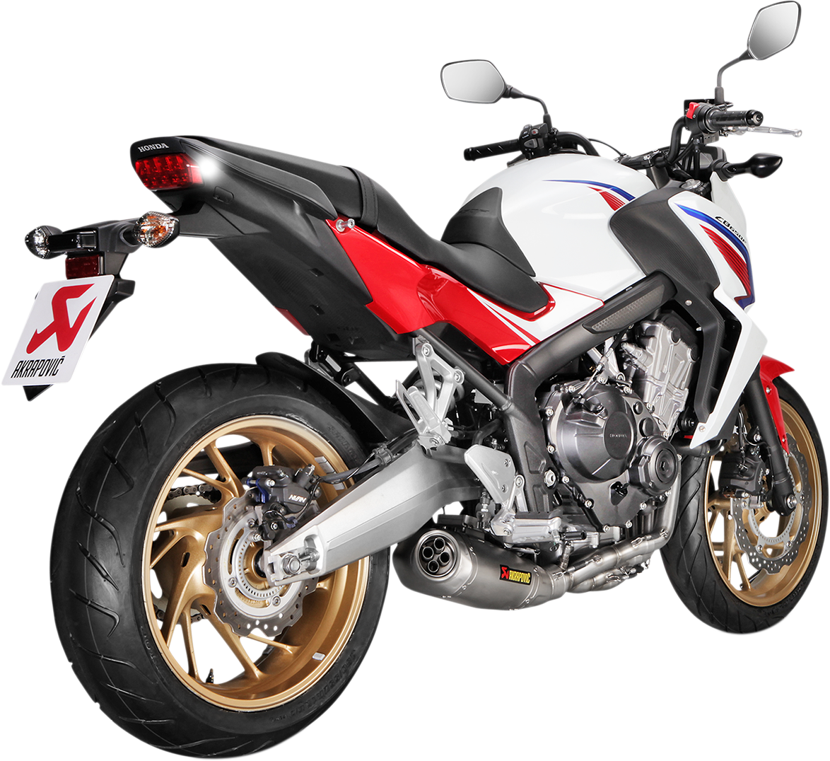 Escape de carrera AKRAPOVIC - Titanio CB650F 2014-2016 S-H6R12-HAFT 1810-2291 