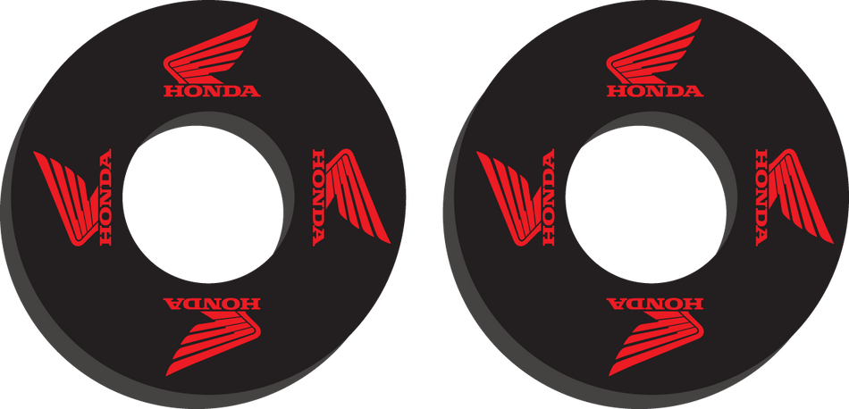 FACTORY EFFEX Grip Donuts - Honda Red/Black 22-67300