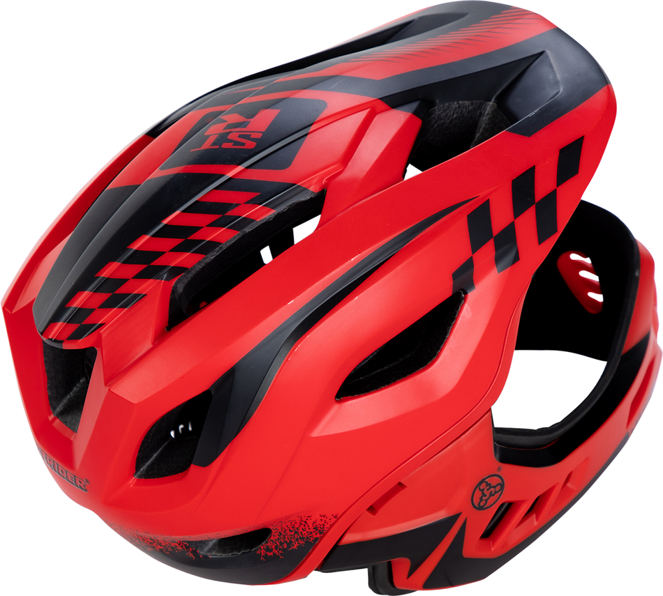 STRIDER ST-R Full Face Helmet - Red - Medium AHELMETFFRDMD