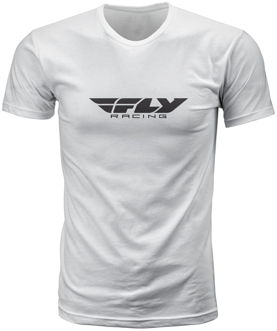 FLY RACING Fly Corporate Tee White 2x 352-09342X
