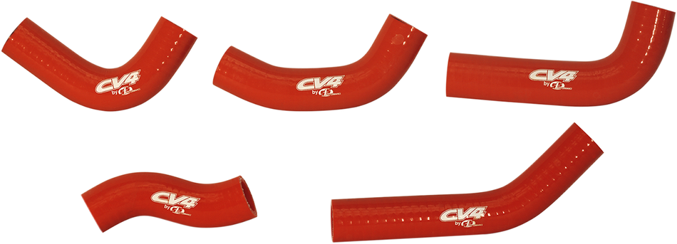 Kit de mangueras de radiador CV4 - Rojo - Honda SFSMBC70R 