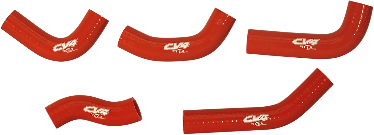 CV4 Radiator Hose Kit - Red - Honda SFSMBC70R