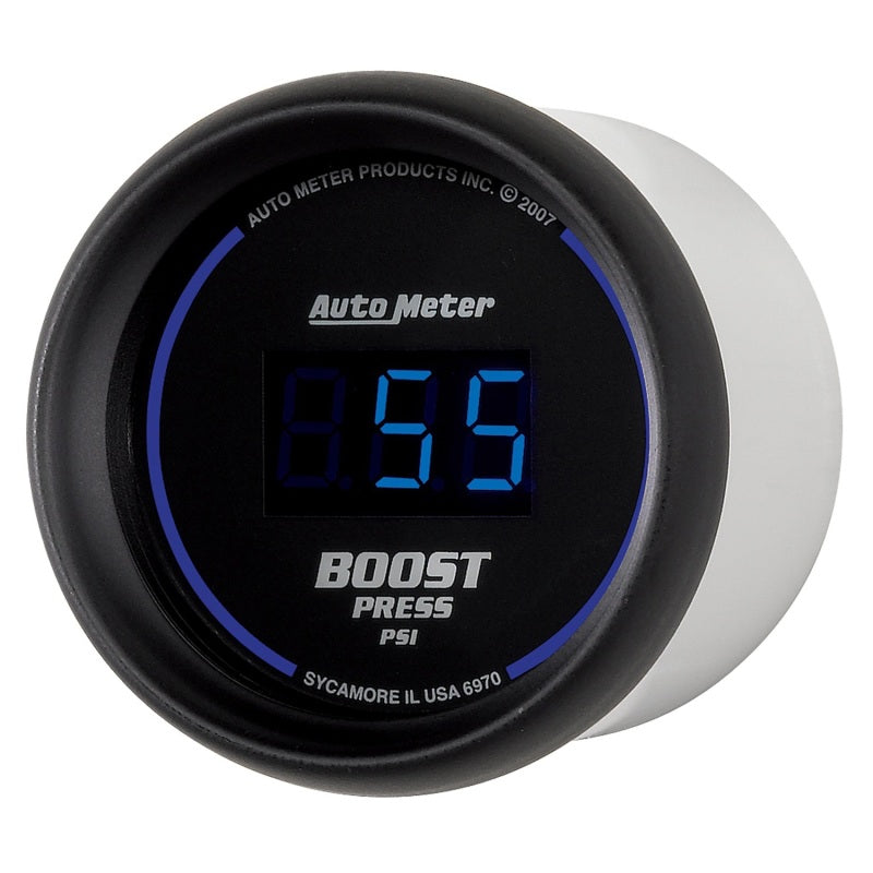 Autometer Cobalt Digital 52mm Digital 5-60 PSI Boost Gauge 6970