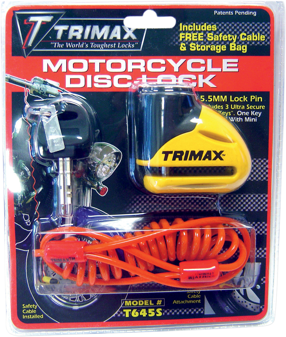 TRIMAX Disc Lock - Yellow - 5.5mm T645S 4010-0181