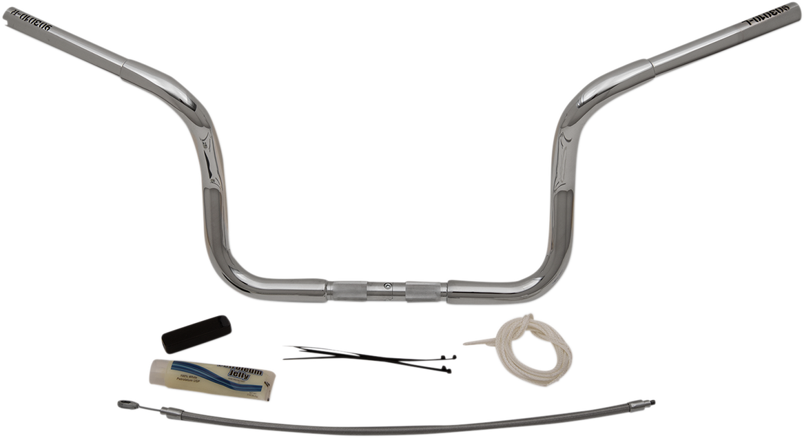 FAT BAGGERS INC. Handlebar Kit - Rounded Top - 10" - Chrome 909410