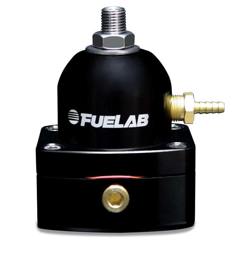 Fuelab 535 EFI Adjustable Mini FPR 25-90 PSI (2) -6AN In (1) -6AN Return - Black 53501-1