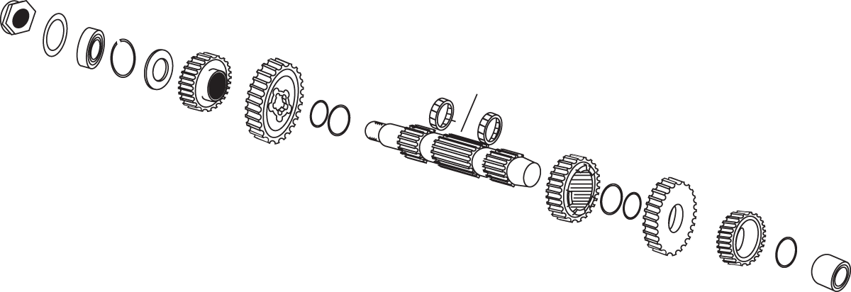 ANDREWS Countershaft 296700