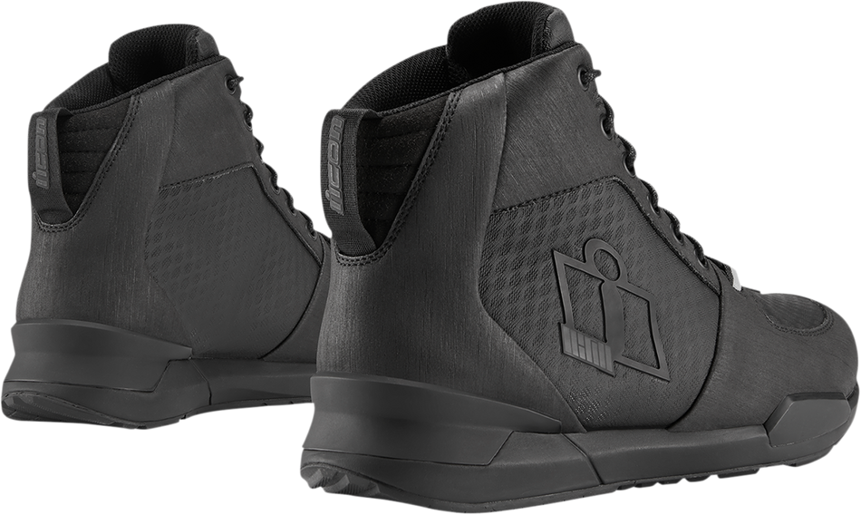 ICON Tarmac Waterproof Boots - Black - Size 11.5 3403-1061