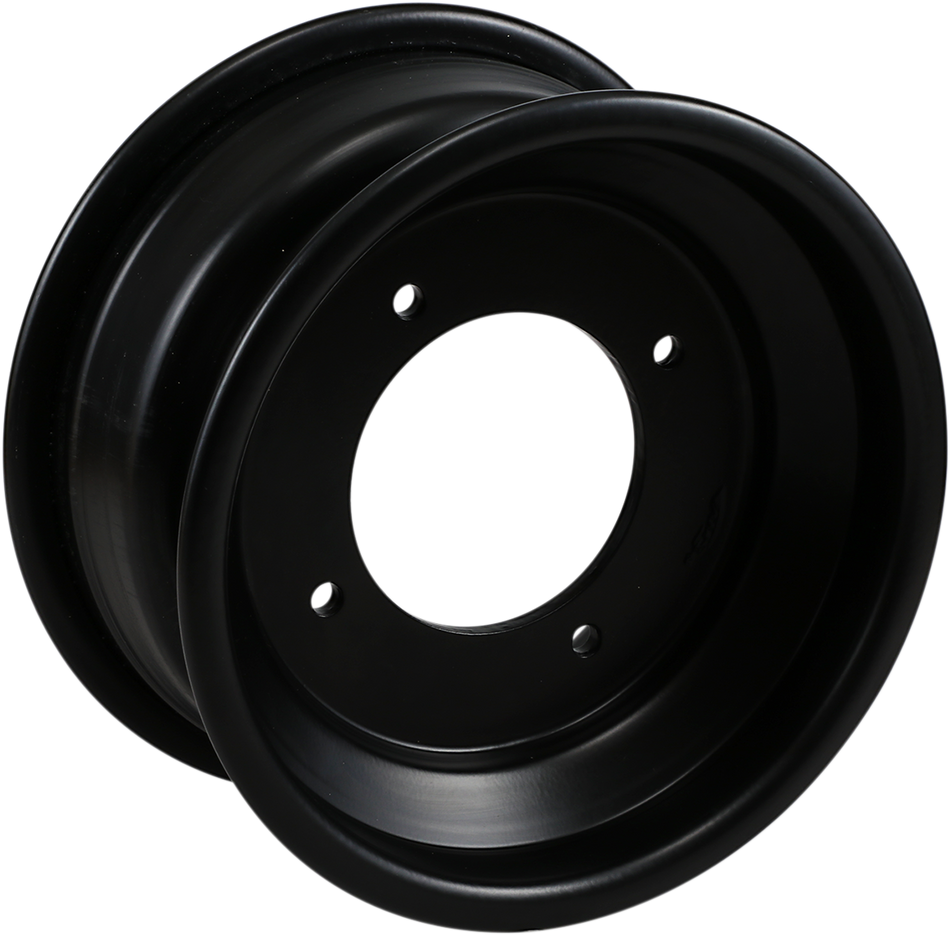 AMS Rolled-Lip Spun Wheel - Rear - Black - 9x8 - 4/115 - 3+5 261RL98115B3
