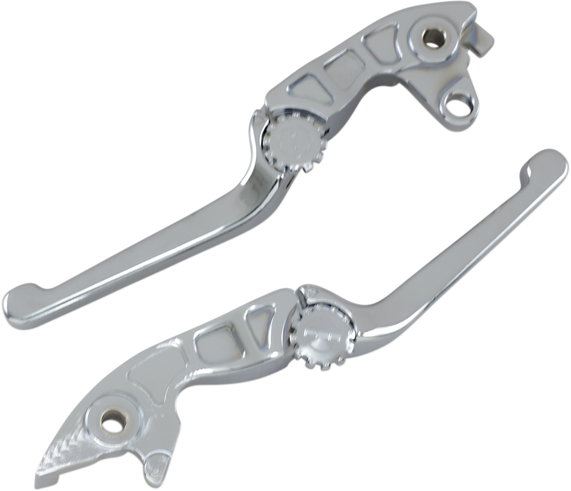 POWERSTANDS RACING Lever Set - Anthem - Chrome 00-07250-20