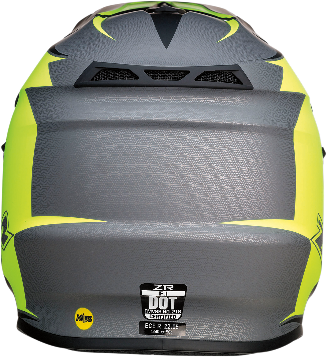 Z1R F.I. Helmet - MIPS - Hysteria - Hi-Vis Yellow/Gray - XS 0110-6439