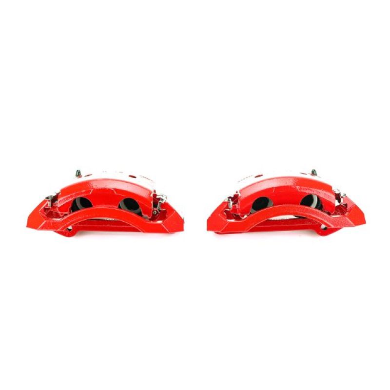 Power Stop 00-02 Dodge Ram 2500 Front Red Calipers w/Brackets - Pair S4746