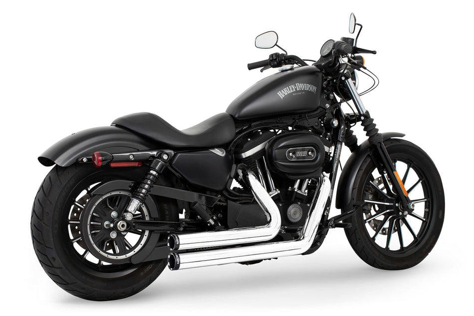 FREEDOM Independence Shorty Chrome W/Black Tip Sportster HD00400