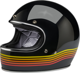 BILTWELL Gringo Helmet - Gloss Black Spectrum - XS 1002-536-101