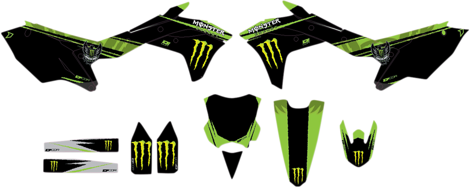 D'COR VISUALS Graphic Kit - Monster Energy 20-20-229