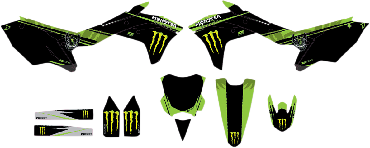 D'COR VISUALS Graphic Kit - Monster Energy 20-20-229