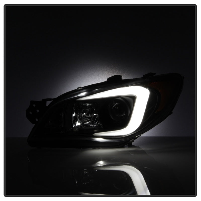 Spyder Subaru WRX 06-07 Projector Headlights - HID Model Only - Black PRO-YD-SWRX06-HID-LBDRL-BK 5083913